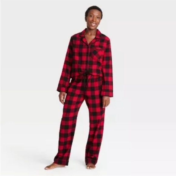 Wondershop Other - NWOT Wondershop Buffalo Check Plaid Red and Black Flannel Family Pajamas XS